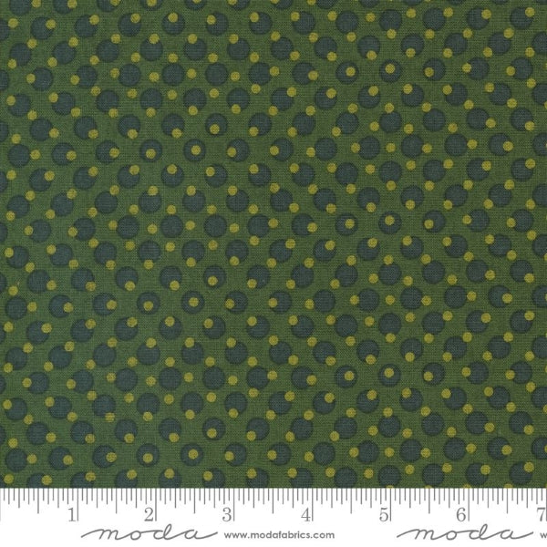 Printed Cotton Poplin - Pine Valley - Baubles - Green