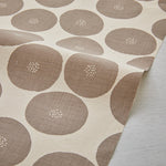 Japanese cotton print - Lightweight Canvas by Muddy Works - Ivory and Taupe