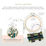 Embroidery Kit - Cactus Garden