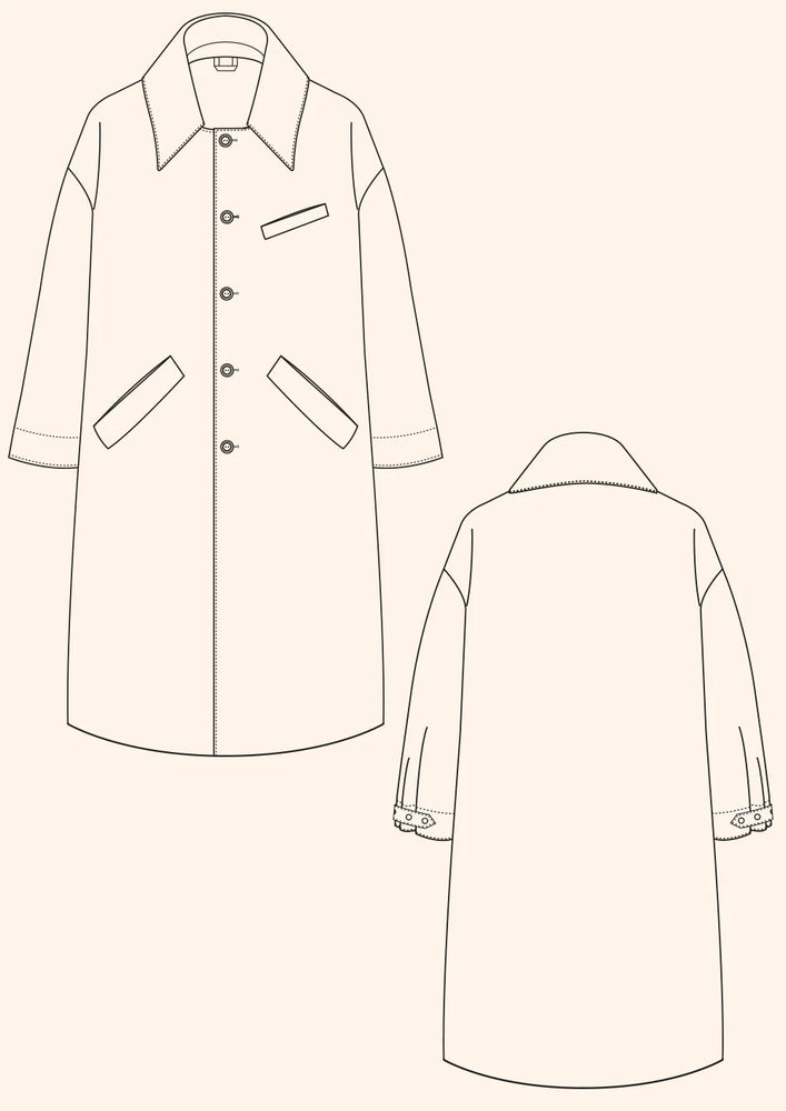 Modern Sewing Company - Darcy Coat - PDF Pattern