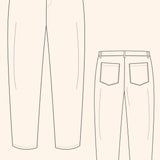 Modern Sewing Company - Worker Trousers Mens - PDF Pattern