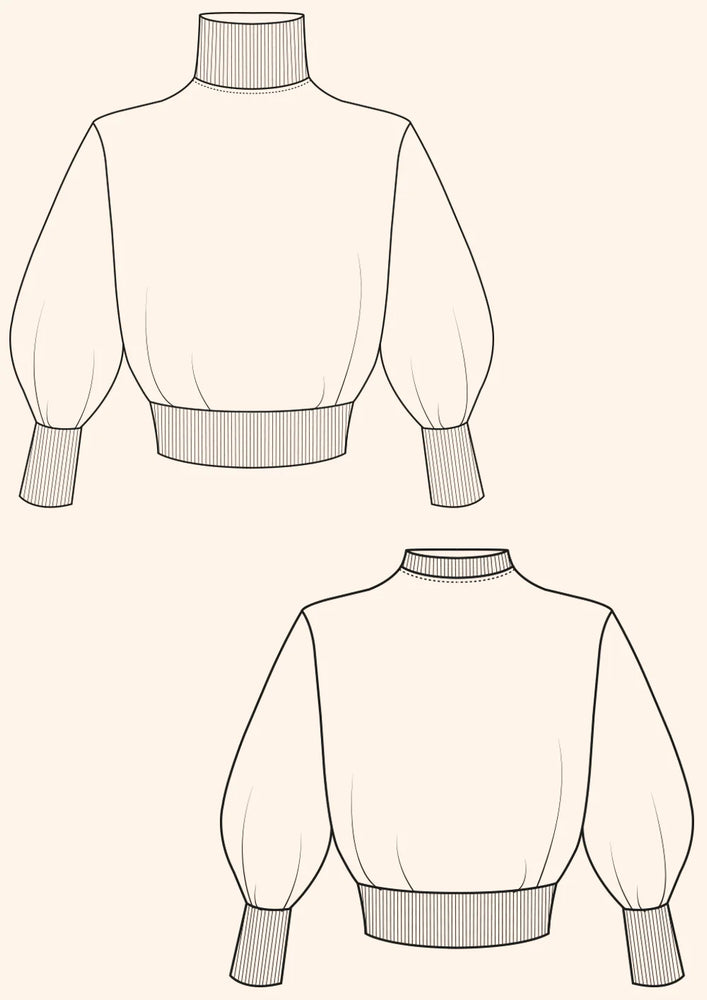 Modern Sewing Company - Rib Sweater - PDF Pattern