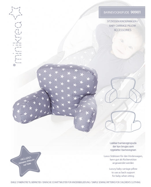 Minikrea 90901 - Baby 'Barnvognspude' Baby Carriage Pillow