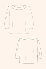 Modern Sewing Company - Boatneck Top - PDF Pattern