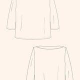 Modern Sewing Company - Boatneck Top - PDF Pattern