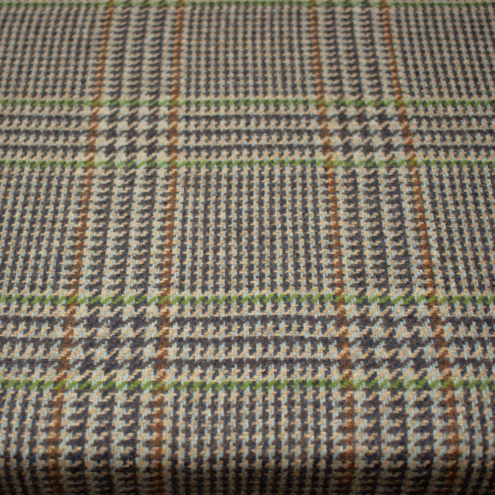 Wool - No. 41 - Green  / Sky Tweed