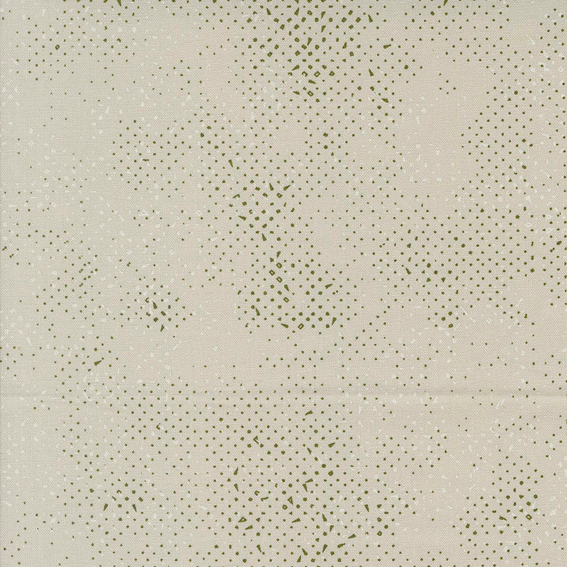 Printed Cotton Poplin - Zen Chic - Spotted - Stone