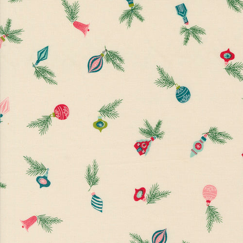 Printed Cotton Poplin - Cozy Wonderland - Baubles