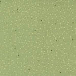 Printed Cotton Poplin - Olive You - Constellations - Sage