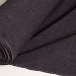 Organic Cotton Dunweave - Black/Mulberry