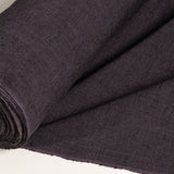 Organic Cotton Dunweave - Black/Mulberry