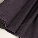 Organic Cotton Dunweave - Black/Mulberry