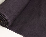 Organic Cotton Dunweave - Black/Mulberry