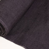 Organic Cotton Dunweave - Black/Mulberry