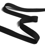 Soft Narrow Belting Elastic - Black