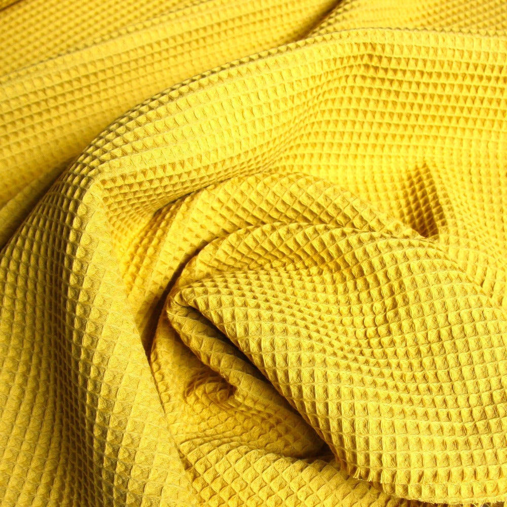 Cotton Waffle - yellow