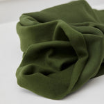 Organic Cotton Fleece - Green Khaki