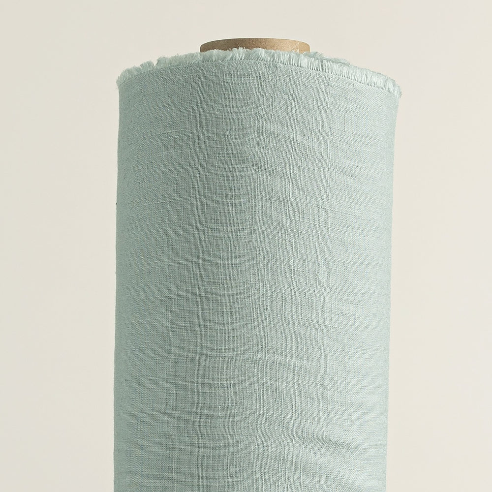 European Washed Linen - Chalk Blue