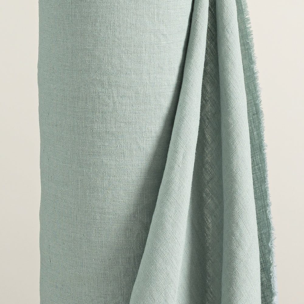 European Washed Linen - Chalk Blue