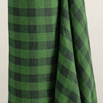 European Linen Gingham - Malachite