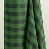 European Linen Gingham - Malachite