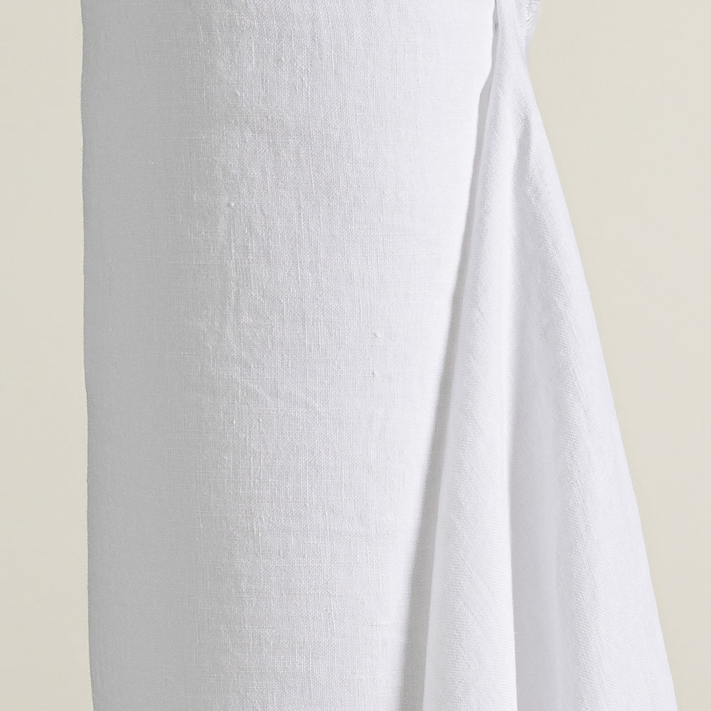 European Washed Linen - Optic White