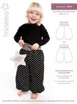 Minikrea 20301 - Baby 'Ballonbuks' Balloon Trousers 1/2 - 3 Yrs