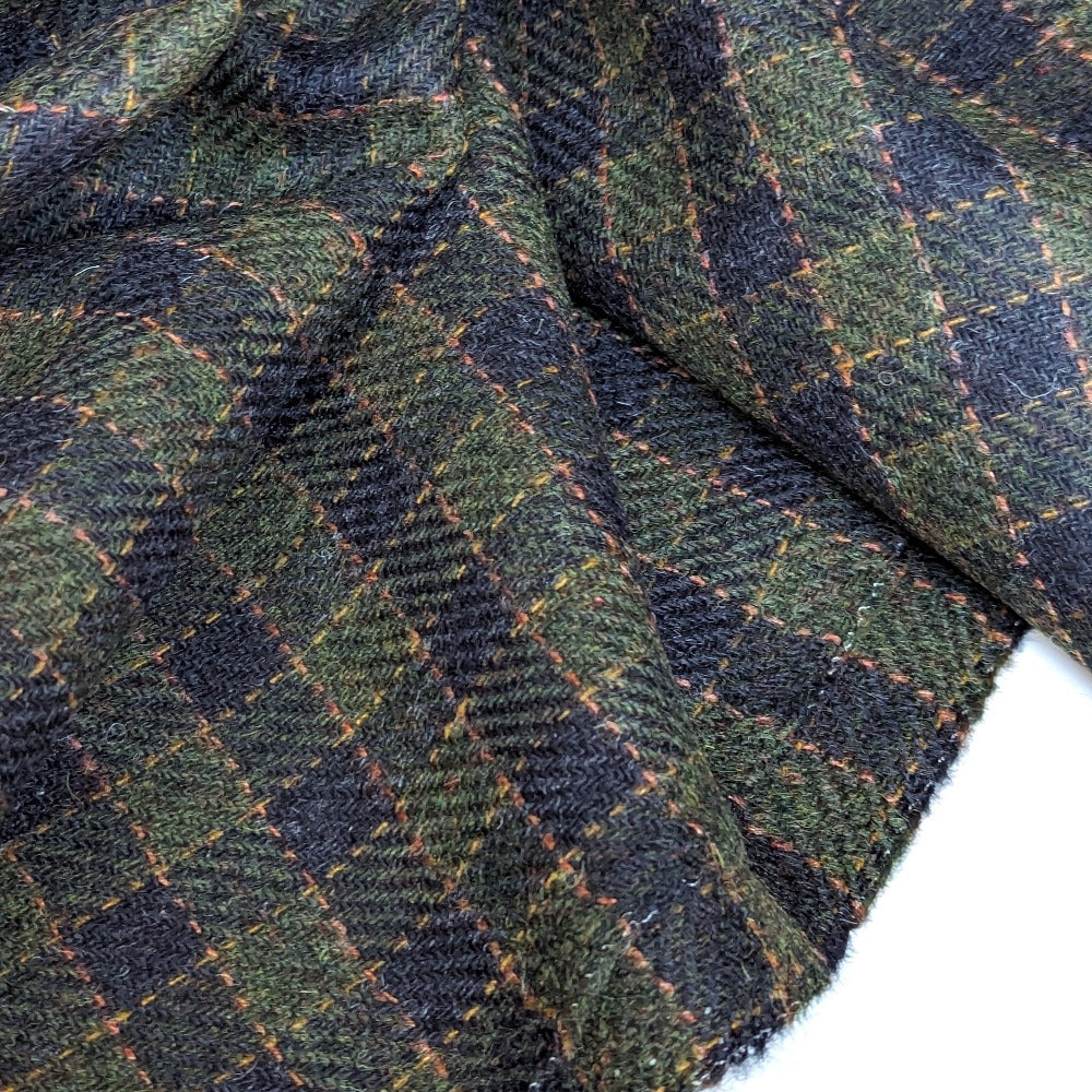 British Wool Tweed - Green Check - No. 22