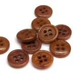 Corozo Button - Tan - 11.4mm