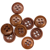 Corozo Button - Tan - 11.4mm