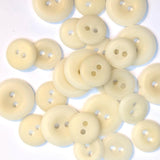 Corozo Button - Two Hole - Natural