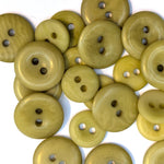 Corozo Button - Two Hole - Green