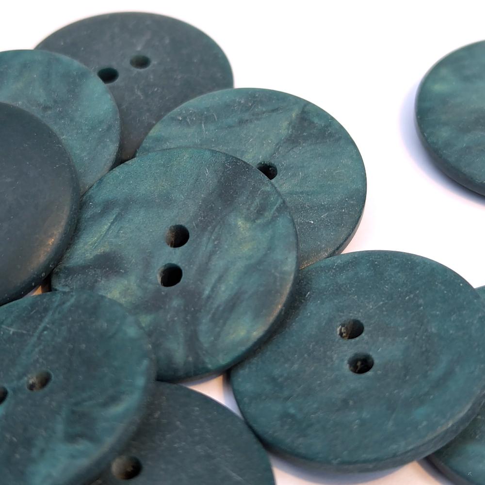 Marble Pattern Buttons - Dark Green