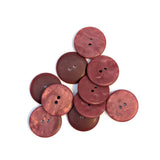 Marble Pattern Buttons - Maroon