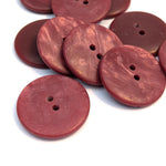 Marble Pattern Buttons - Maroon