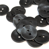 Metal Button - Black - 18mm