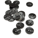 Metal Button - Black - 18mm