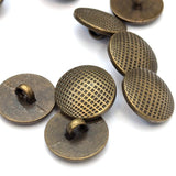 Metal Button - Antique Brass