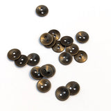 Metal Button - Old Brass - 11.4mm