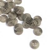 Polyester Shirt Button - Light Grey - 11.4mm