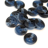 Polyester Shirt Button - Navy - 11.4mm