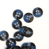 Polyester Shirt Button - Navy - 11.4mm