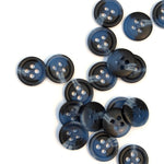 Polyester Shirt Button - Navy - 11.4mm