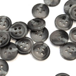 Polyester Shirt Button - Grey - 11.4mm