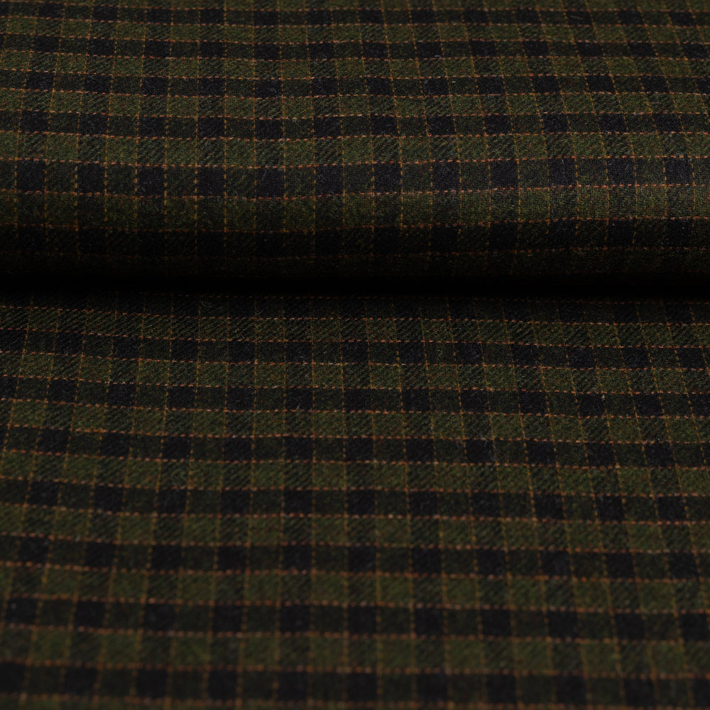 British Wool Tweed - Green Check - No. 22