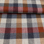 British Wool - Large Check - Garnet