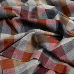 British Wool - Large Check - Garnet