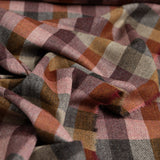 British Wool - Large Check - Ruby