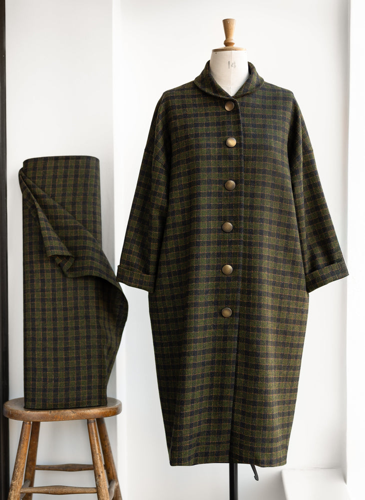 British Wool Tweed - Green Check - No. 22