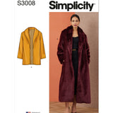 Simplicity S3008- Lined Coat and Jacket